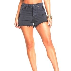 New Jessica Simpson Infinite High Waist Short Bradford Wash Size 32